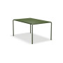 HOUE Avanti jedilna miza aluminij 153 x 98 cm, Aluminij olivno zelena / olivno zelena