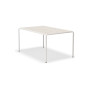 HOUE Avanti Esstisch Aluminium 153 x 98 cm, Aluminium gedecktes Weiß / gedecktes Weiß
