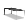 HOUE Avanti jedilna miza aluminij 222,5 x 98 cm, Aluminij črna / črna