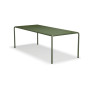 HOUE Avanti blagovaonski stol aluminij 222,5 x 98 cm, Aluminij maslinasto zeleni / maslinasto zelena