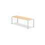 HOUE Avanti Bank M Kiefer 129,5 cm, 3030-08 Kiefer / gedecktes Weiß