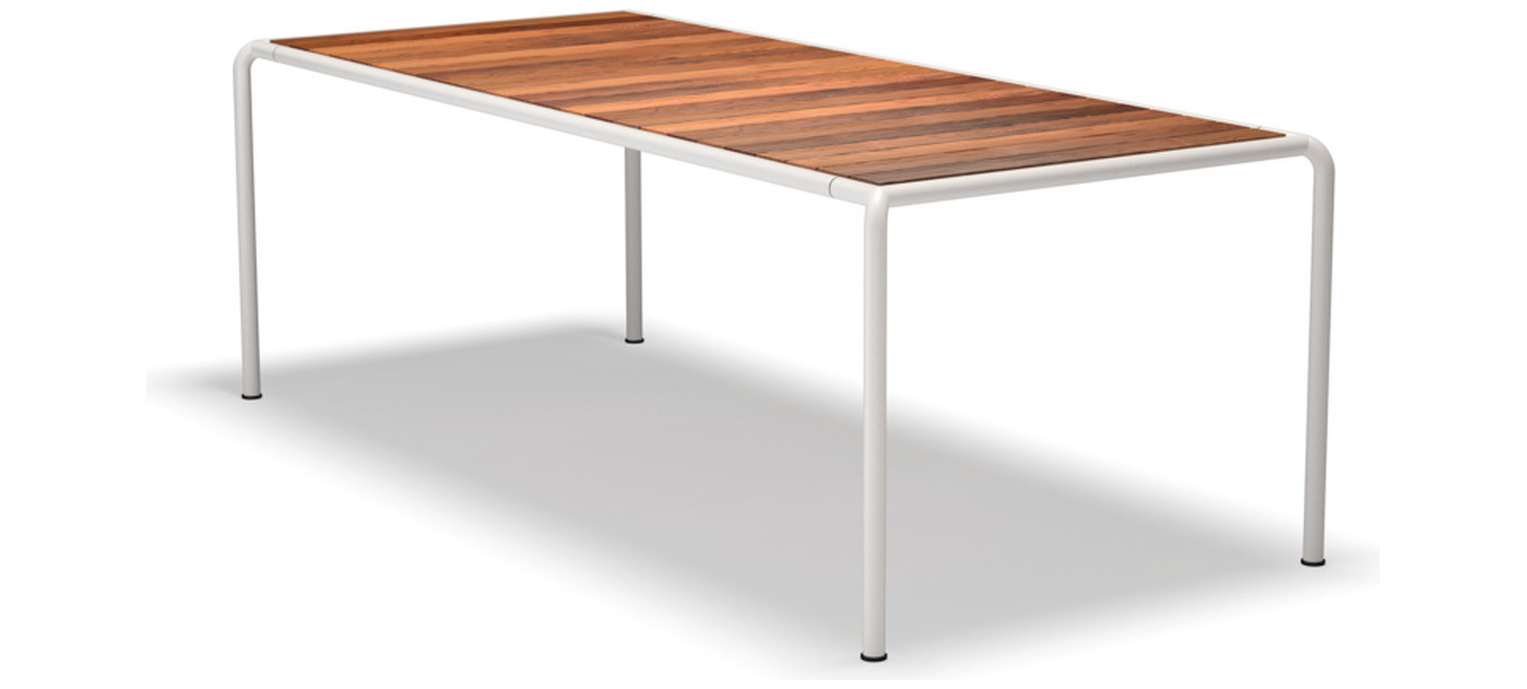 HOUE Avanti jedilna miza termo jesen 222,5 x 98 cm, 1515-08 Termo jesen / zatemnjeno bela