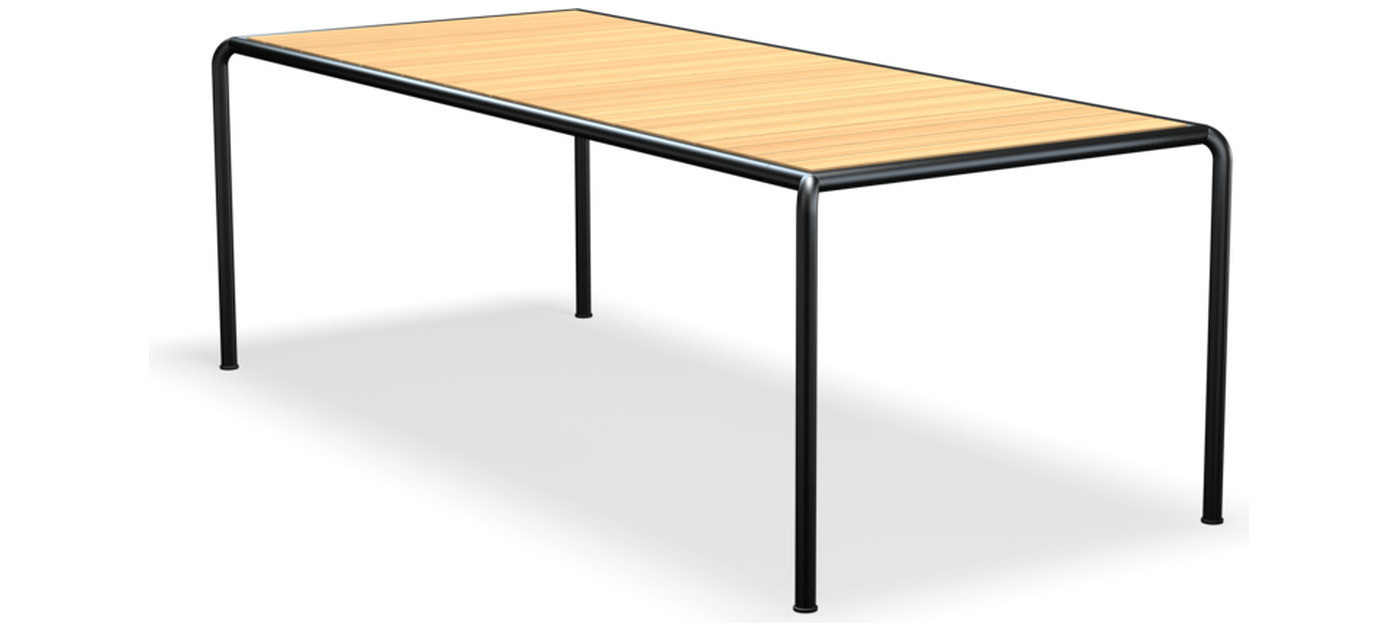 HOUE Avanti blagovaonski stol bor 222,5 x 98 cm, 3030-12 Bor / crna