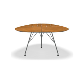 HOUE Leaf Esstisch 145,5 cm, 03-18 Bambus / grauer Stahl