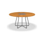 HOUE Circle jedilna miza Ø150 cm, 03-26 Bambus / siva aluminij