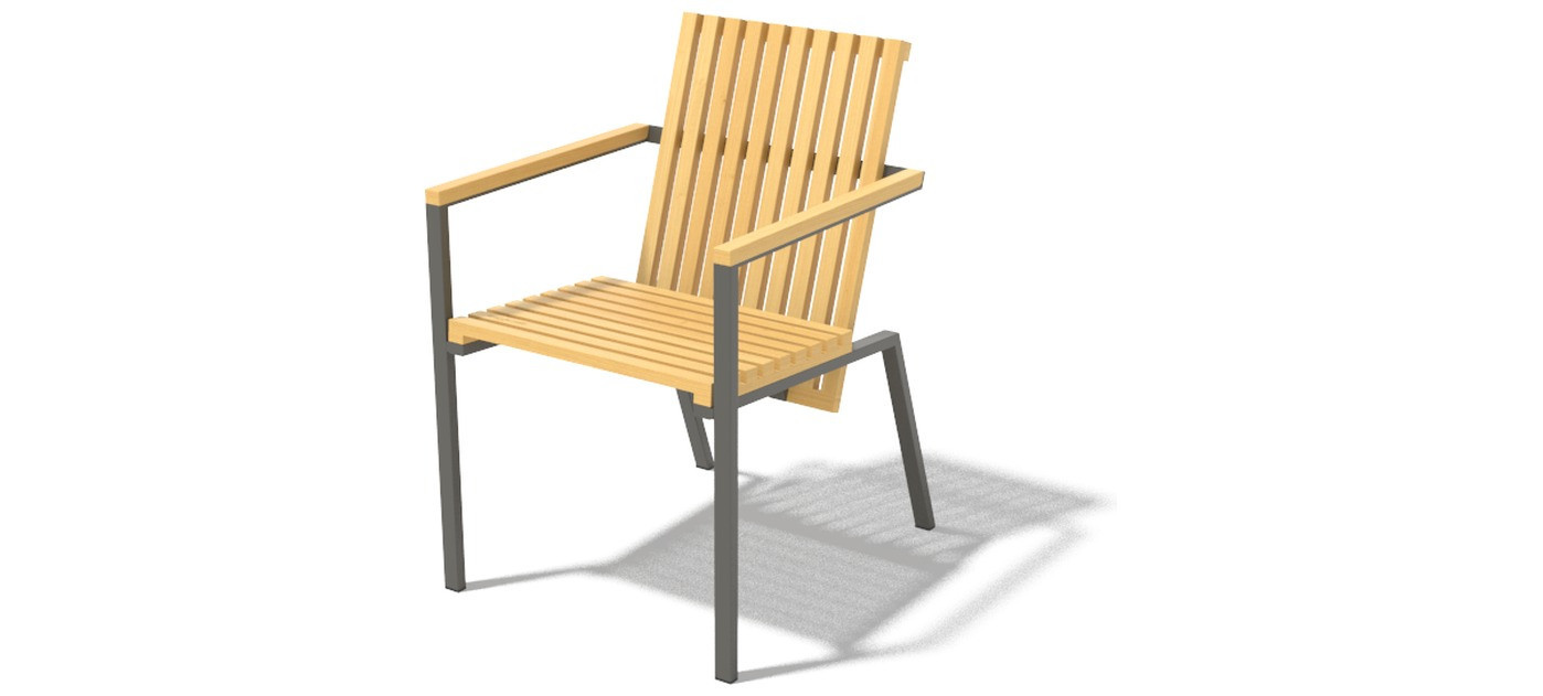 Egoe Axis chair with armrests