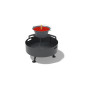 Egoe Back to fire pot set for circle fire pit, robinia, view 2