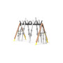 Egoe Cabra multifunctional stand for skis and bicycles, jatoba, 239,5 x 129 cm, view 2