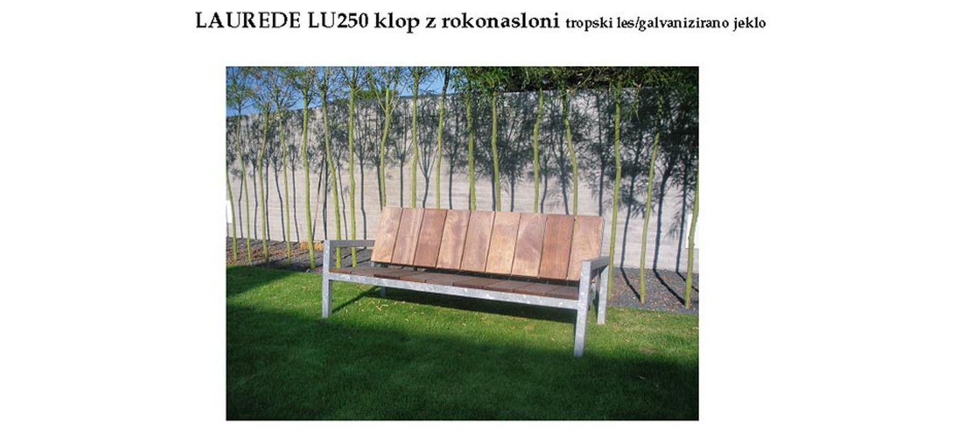 Egoe Laurede trosedna klop z rokonasloni