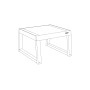 Egoe Barka Hocker, Batyline-Sitz, Ansicht 2