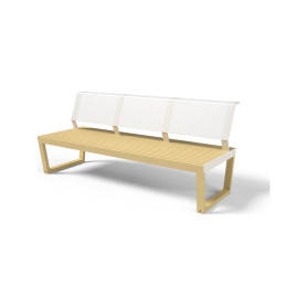 Egoe Barka three-seat bench