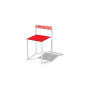 Egoe Bistrot stool with backrest, HPL