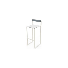 Egoe Bistrot bar stool with backrest, HPL