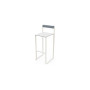Egoe Bistrot bar stool with backrest, HPL