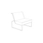 Egoe Moja armchair without armrests, view 2