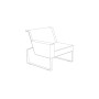Egoe Moja armchair with left armrest, view 2