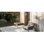 Egoe Moja armchair with left armrest, setting