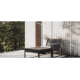 Egoe Moja armchair with right armrest, setting