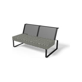 Egoe Moja Zweisitzer-Sofa ohne Armlehnen