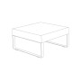 Egoe Moja middle module / footstool, view 2