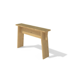 Egoe Štok narrow wooden table, thermo ash, 100 x 18 cm