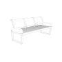 Egoe Barka three-seat bench with armrests, thermo ash