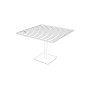 Egoe Tina large square table, thermo ash