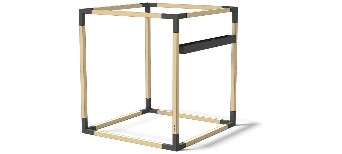 Egoe LEVA Blumenkasten mit Stahlblechverkleidung, Stahlblech