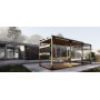 Egoe LEVA solid roof, larch, setting
