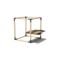 Egoe LEVA double-sided outdoor kitchen, steamed robinia