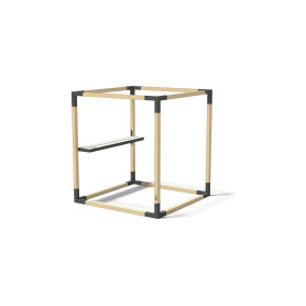 Egoe LEVA narrow bar table with HPL table top, HPL