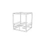 Egoe LEVA picnic single cube with integrated table and benches, larch, view 3