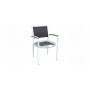 Mediterranea textylene armchair, color: white/black