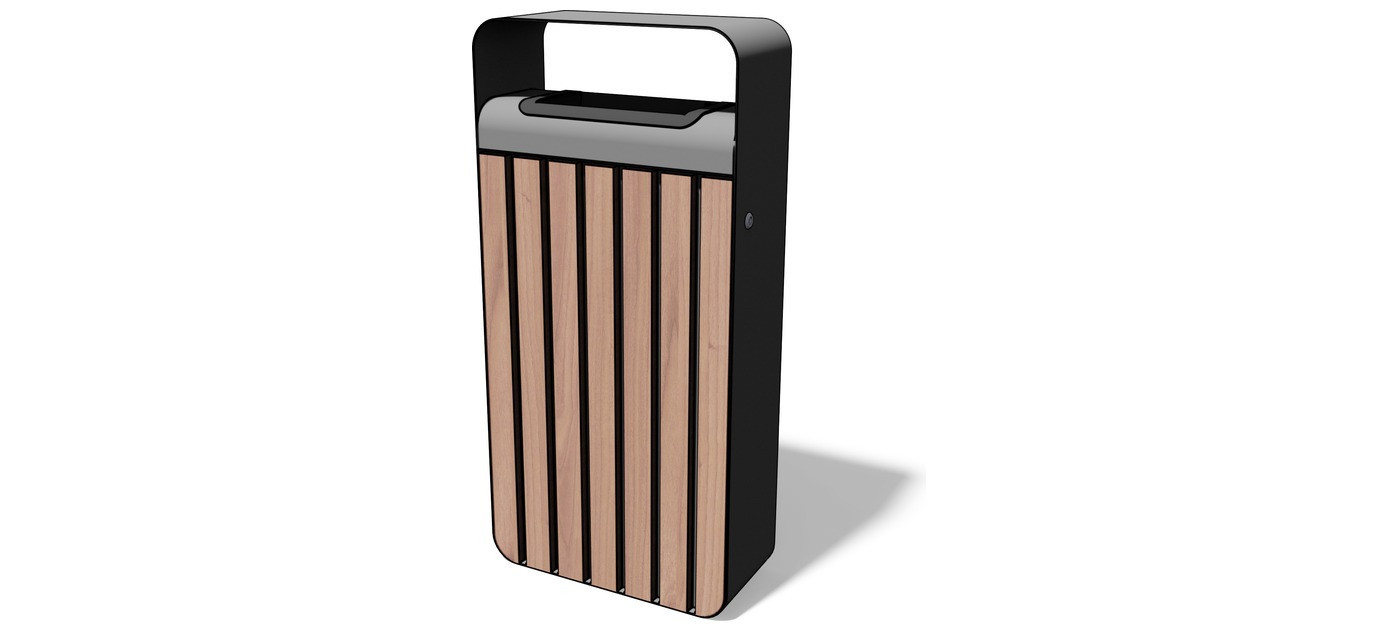 Egoe I litter bin with rain cover, 60l,, I20-5011