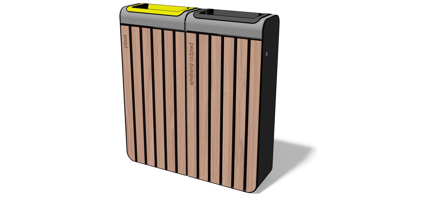 Egoe I koš za ločene odpadke 2x45 l, I20-2001