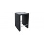 Ushape barska miza 70 x 70 cm, barva: črna