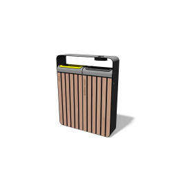 Egoe I koš za odvojeni otpad s poklopcem za kišu i pepeljarom 2x45 l, I20-2021