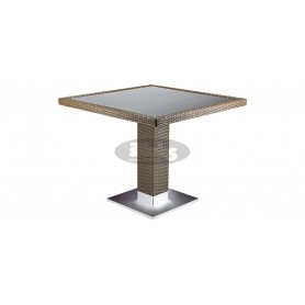 Casale miza 80 x 80 cm, barva: kostanj