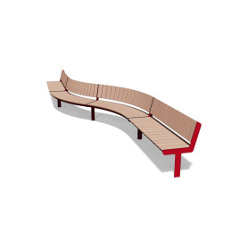 Egoe U set zakrivljenih klupa, U3-SETS5