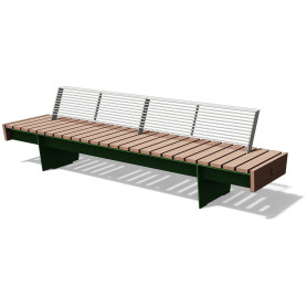 Egoe O bench without backrest 3m, O1-1601