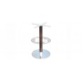 Casale wicker round table base, color: leather look brown