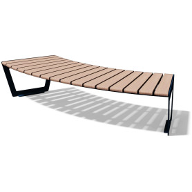 Egoe A three-seat bench circular without backrest, A4-1621
