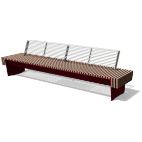 Egoe O bench without backrest 3m, O1-2601