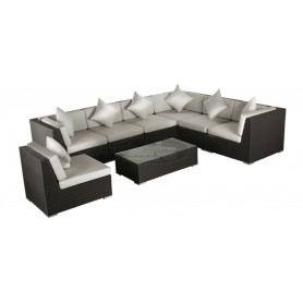 Valladolid SET, barva: taupe, črna ali rjavo usnje