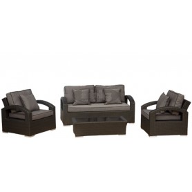 Cholat round SET, barva: krtačena siva