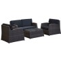 Stax SET, boja: mješana siva ili leather look brown