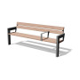 Egoe U bench with armrests, U1-150