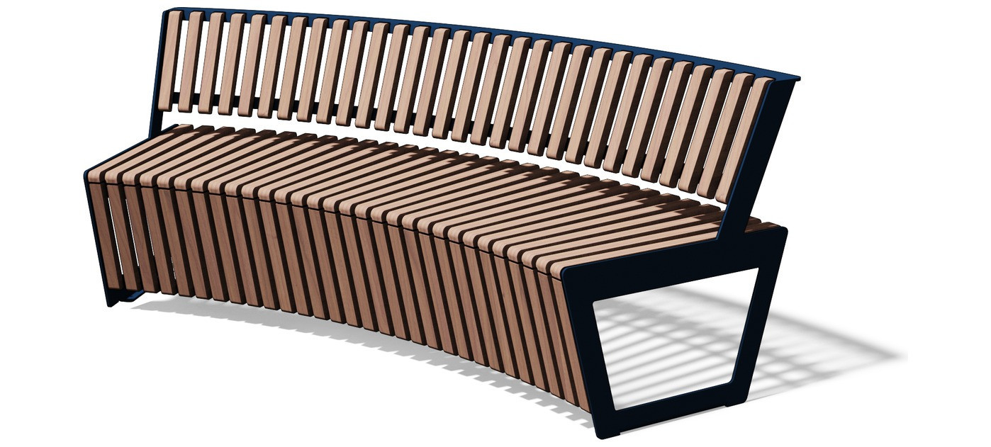 Egoe A three-seat circular bench, A4-2661