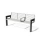 Egoe U bench with armrests, U1-191