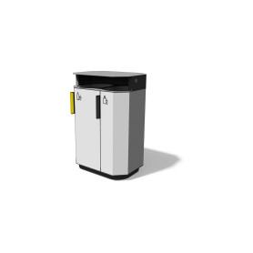 Egoe A litter bin for sorted waste with rain cover, A20-7211